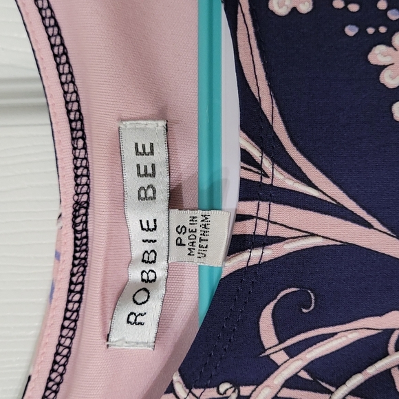 ROBBIE BEE | Cap Sleeve Faux Sarong Style Midi - Size Petite Small (PS) - Picture 3 of 7